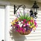Artificial Flowers Fake Plants for Outdoors Decoration, 12 Bundles Silk Morning Glory with 2PCS Lavender Realistic UV Resistant Faux Spring Flowers for Outside Planter Yard Patio Garden Home Indoor